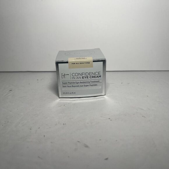 IT Cosmetics Confidence In An Eye Cream Super Peptide- 0.5oz/15mL NIB - Picture 1 of 3